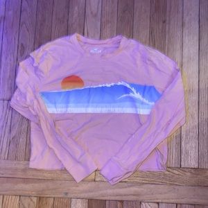 Hollister XS Crop Shirt